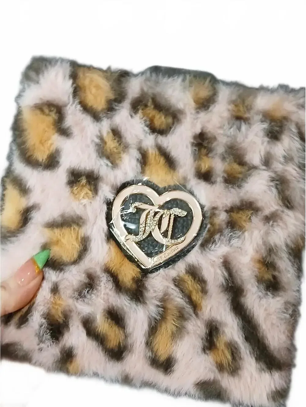 Juicy Couture Faux Fur Leopard Eyeshadow Palette Mirror NIB Sealed Glam Y2K